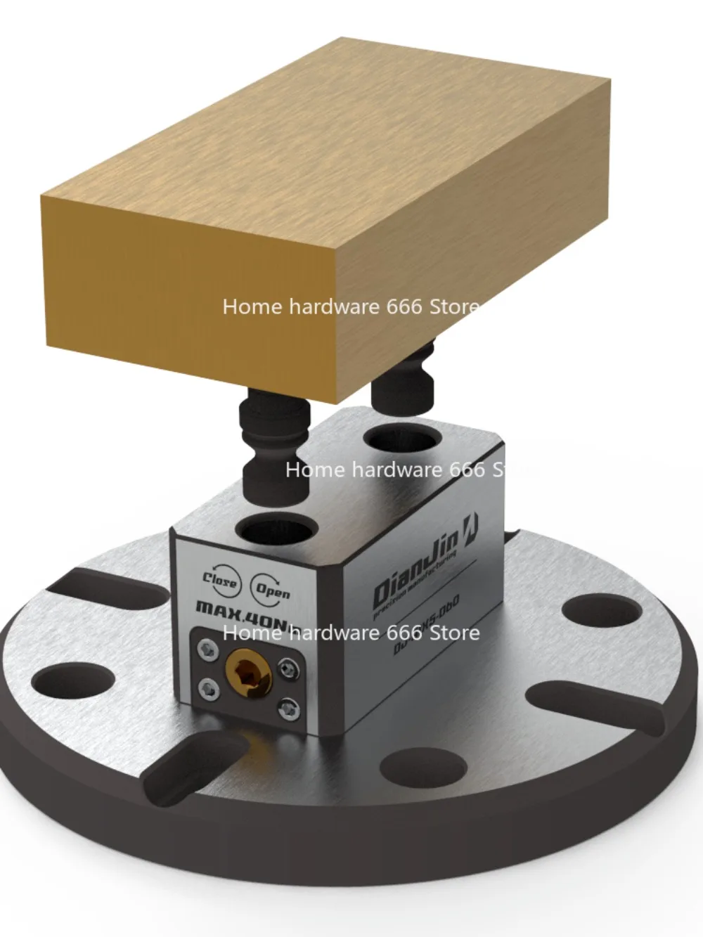 

CNC Four or Five-axis Zero-point Quick Change Board Fixture Machining Center Heightening Base Four-axis Five-sided Quick