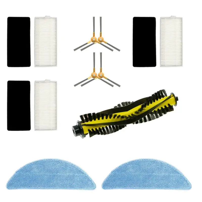 

NOCM Vacuum Sweeping Main Brush Side Brush Mop Cloth Sponge Filter Set For Neatsvor X500 Removable Household Appliances Accessor