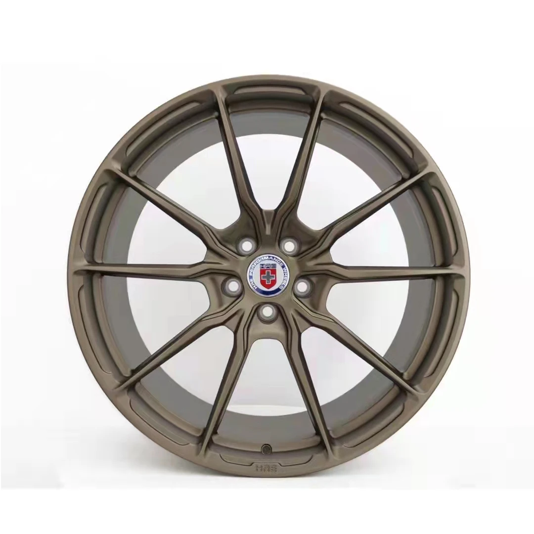 20-28 Inch Customized 5 Split Spoke Forged Aluminum Alloy Wheels Machined for Passenger Car