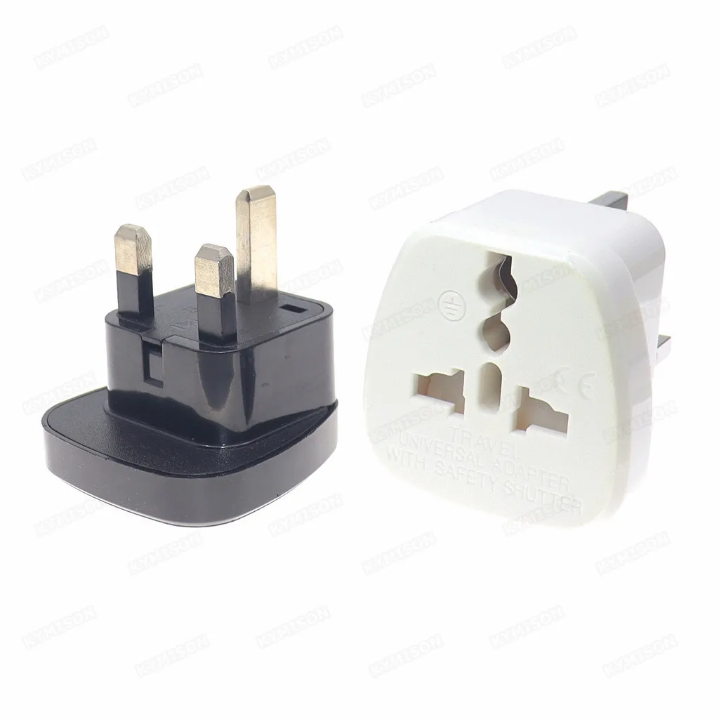 Universal CN AU EU US to UK Travel Plug Adapter Saudi Arabia Singapore Hong Kong Electrical AC Power Convert Plug Type G 13A