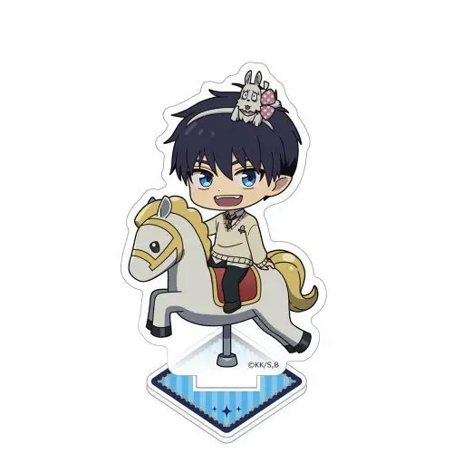 10cm Cute Anime Q Edition Mini HD Figure Ao no Exorcist Serie okumura Acrylic Stand Model Plate Desk Decoration Fans Gifts