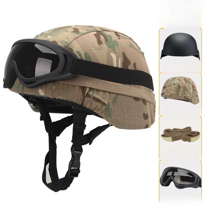 戦術ヘルメット子供用電動車両安全保護キャップ-pubg-レベル-ii-ヘッドギア軍事愛好家アクセサリー