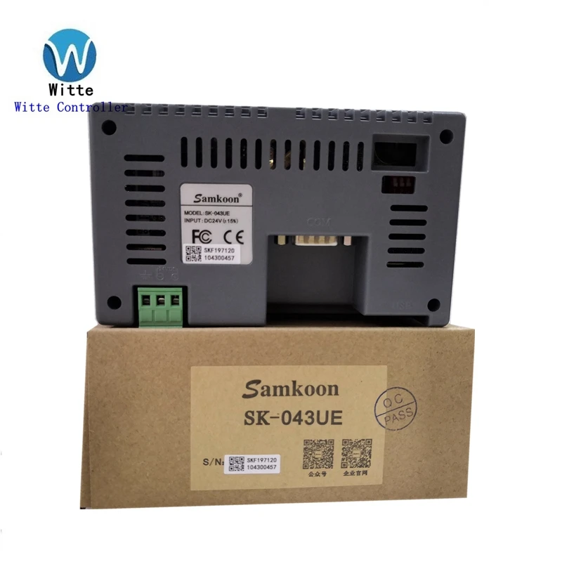 Samkoon 4.3 بوصة HMI AK-043AE AK-043BS AK-043AW DC24V دقة شاشة تعمل باللمس 480*272 بكسل