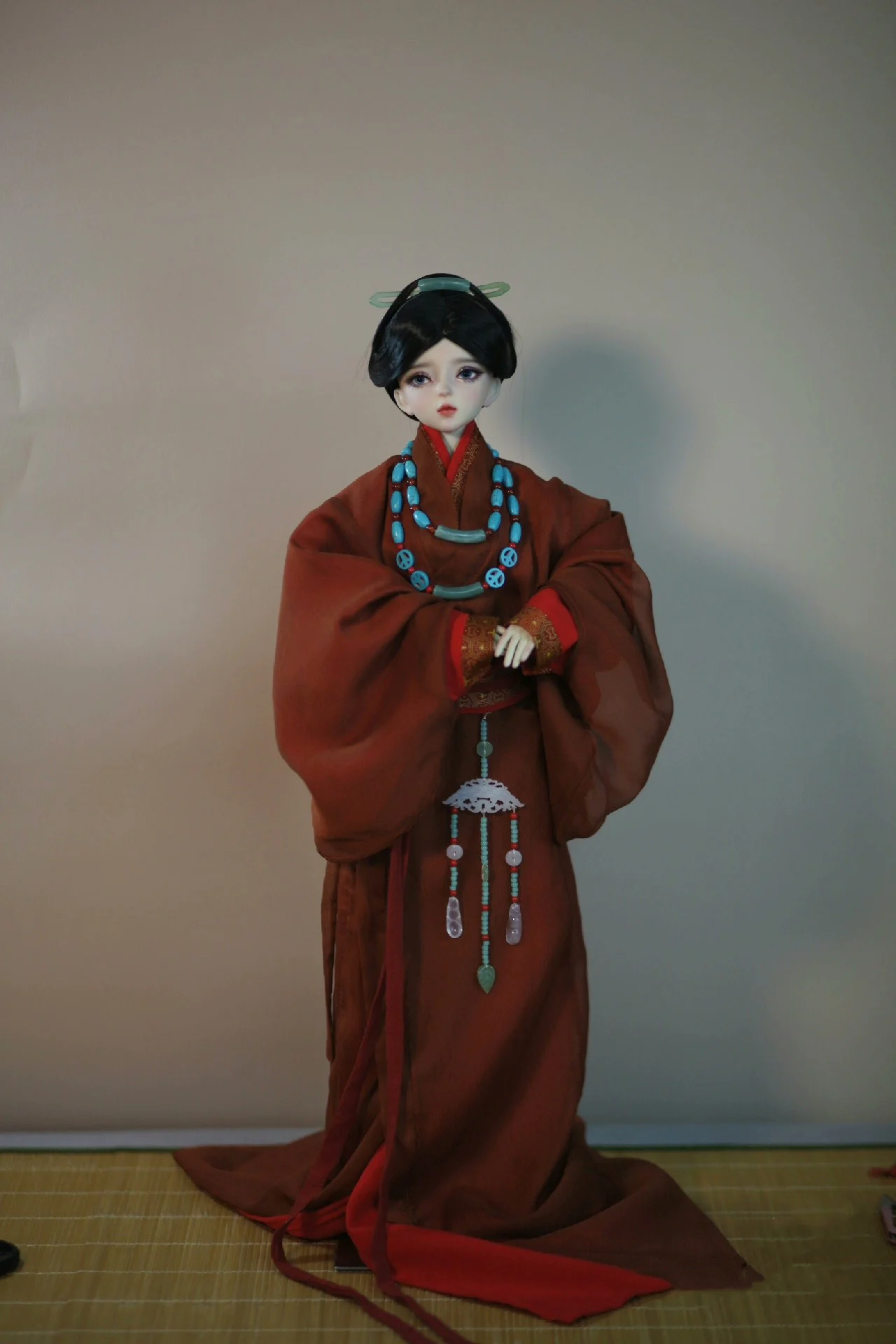 1/4 1/3 Costume ancien BJD vêtements chinois Hanfu longue Robe tenue pour BJD/SD SD13 fille SSDF ID75 oncle poupée accessoires C2345