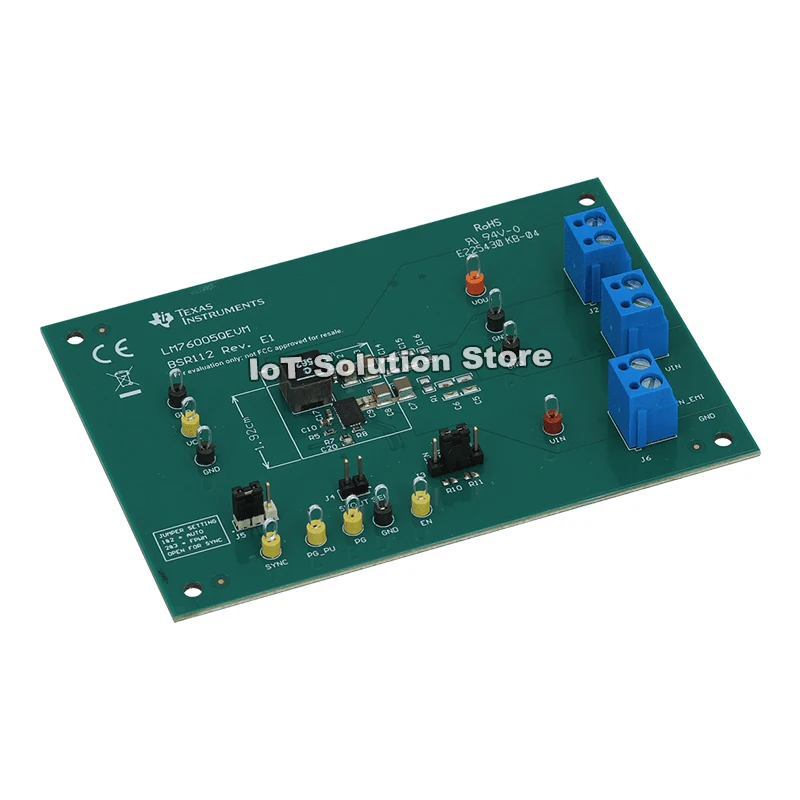 LM76005QEVM 3.5-V to 60-V, 5-A synchronous step-down voltage converter evaluation module
