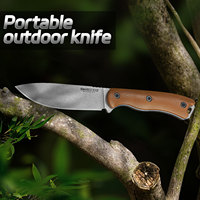 Stainless Steel Kitchen Utility Knife,High Hardness Cutting Knife,EDC Fixed Blade,Outdoor Wilderness Survival Knife,Fruit Knife