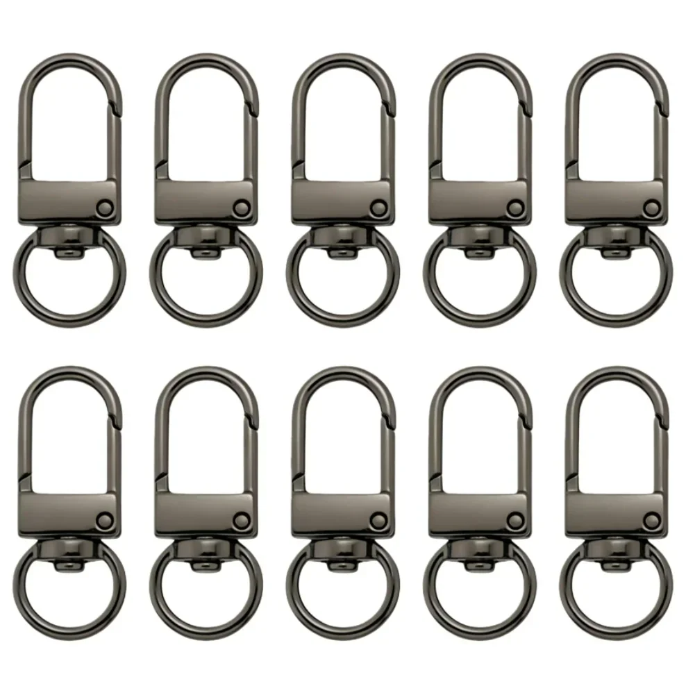 8-100Pcs Alloy Snap Lobster Clasp Hooks Keychain Findings for DIY Key Chain Necklace Bracelet Accessories Supplies Accessories