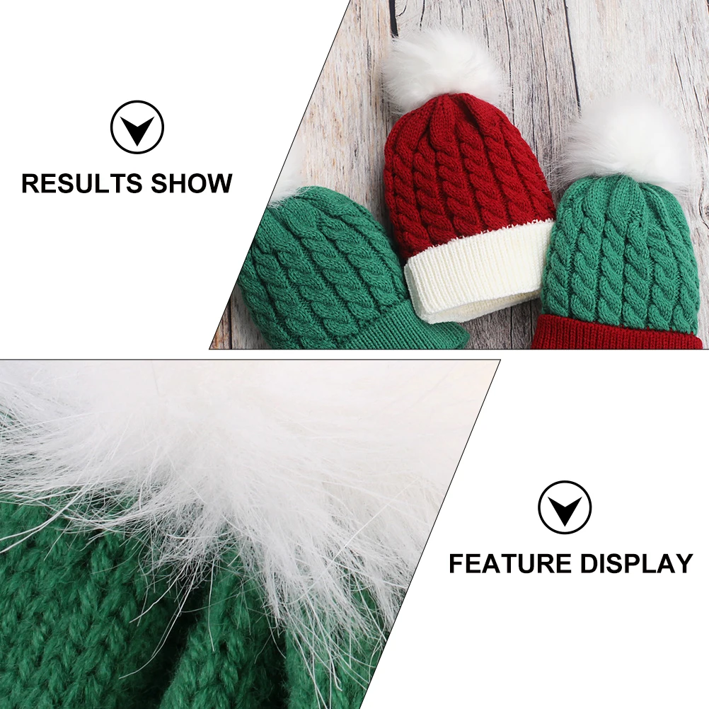 

1pc Kids Beanie Winter Warm Woolen Cap For Children Winter Knitted Hat Christmas Gift Autumn Headwear Hats For Warmth