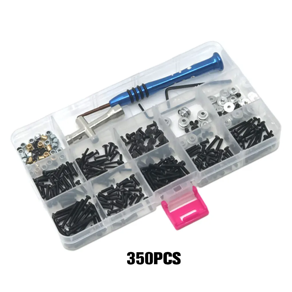 Rcgofollow Schroeven Kit Box Rc Auto Deel Stofdicht Rc Schroeven Kit Box Voor 1 16 Wpl C14 Off-Road Rc Upgrade Deel Rc Auto