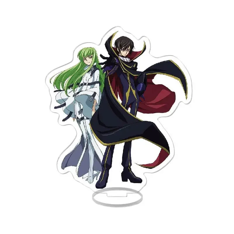 رمز أنيمي Geass الاكريليك الوقوف شخصية العمل ، لعبة سطح المكتب ، نموذج اللعب ، هدية