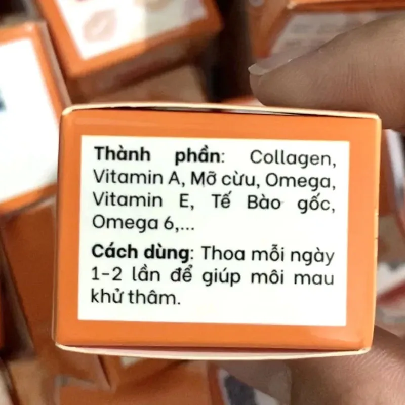 Duong Moi MT Tri Tham Moi Duong Mau Moi Vietnam Lip mud Moisturizing Soft pink Remove Dark Lips Dry Crack 5g Men Women