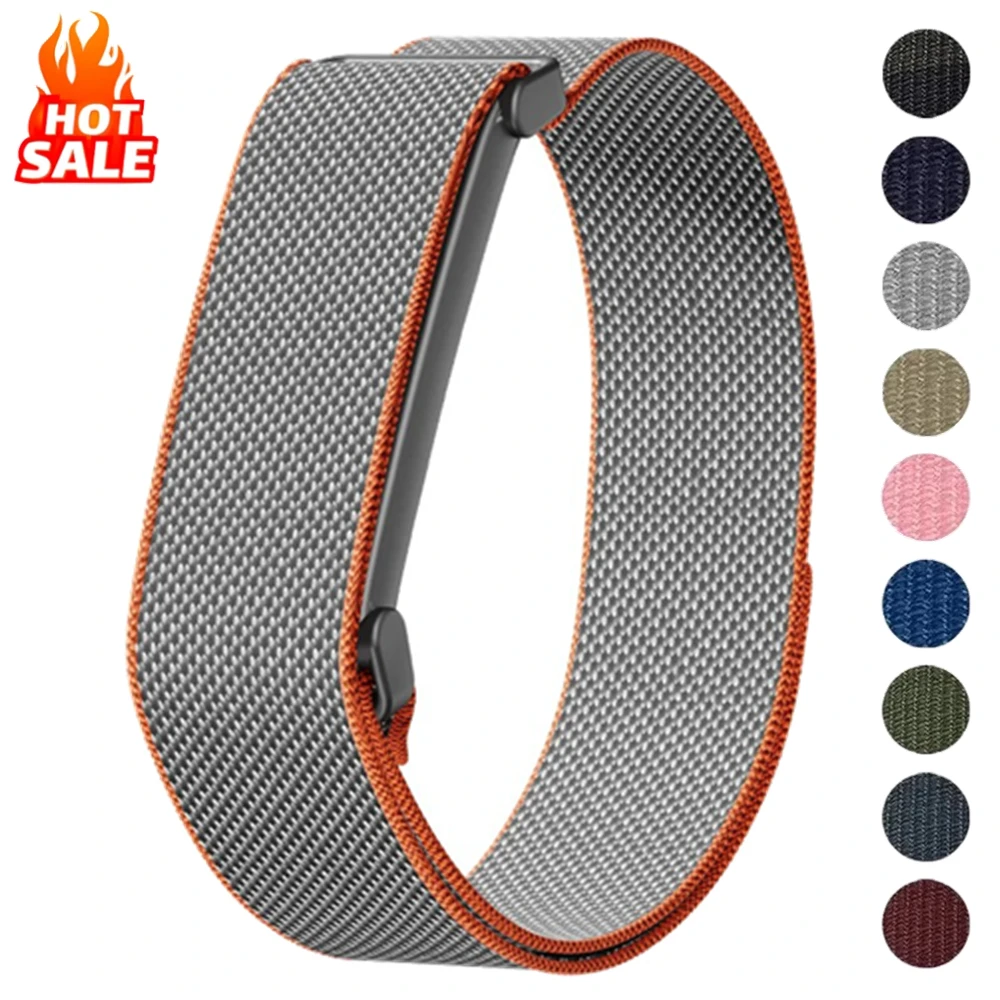 Official Nylon Watch Strap for Google Fitbit Air Braided Replacement Bracelet Watch Band for Google Sport Loop Correa Wristband