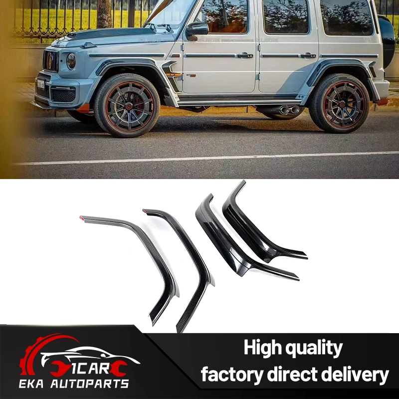 Rocket G900 Style Dry Carbon Fiber Wide Fender Flares Compatible With Mercedes‑Benz G‑Class W464 B800, High Quality Wheel Arch