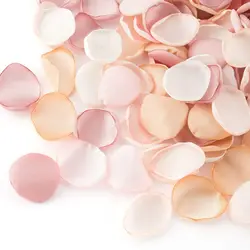 100pcs/bag Mixed Color Silk Satin Rose Petals for Wedding Party Decoration Artifical Flowers Vanlentine's Day Homme