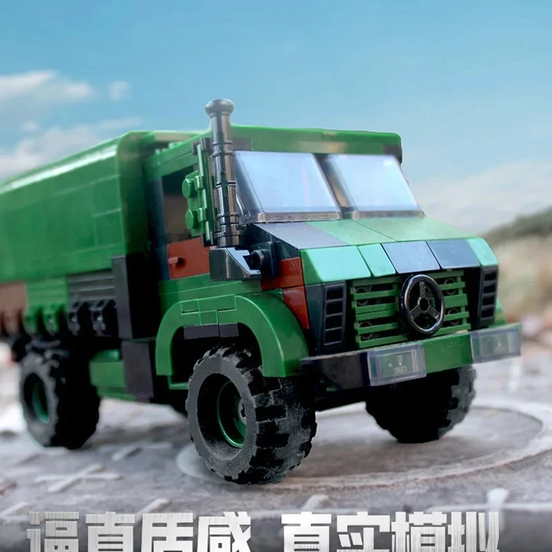 XINGBAO 06044 Mountain Off-Road Vehicle Model Military Transport Vehicles Series DIY Toys Building Blocks Gift For Boys 411Pcs