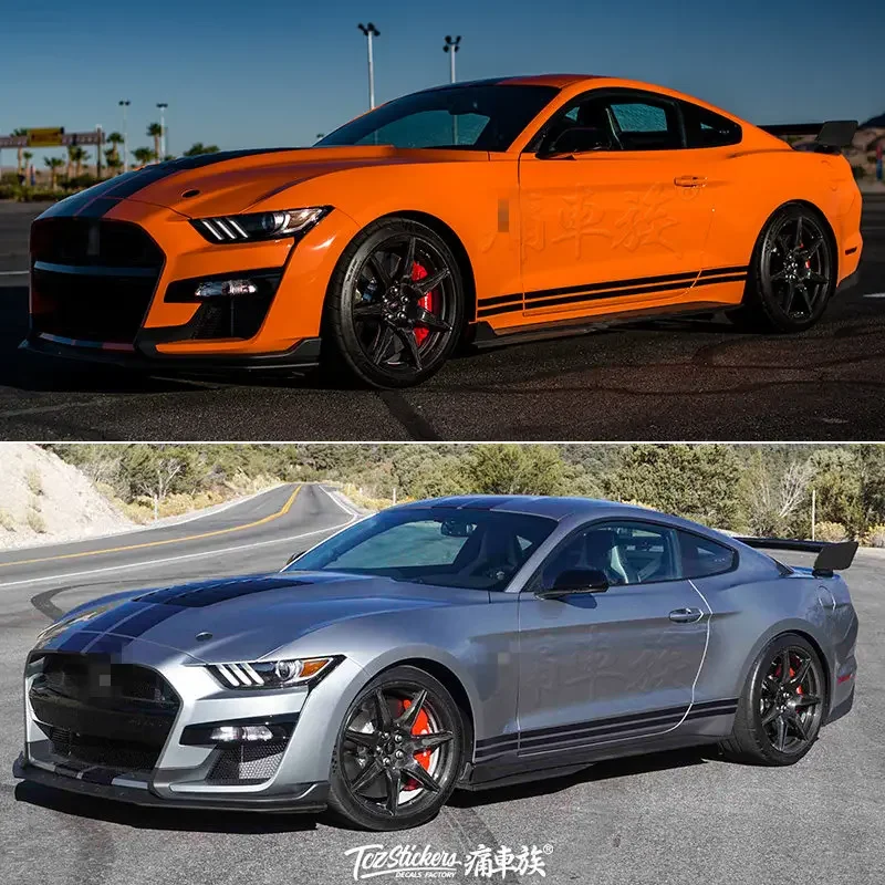 

Автомобильные наклейки для Ford Mustang 2015-2022, украшение кузова, гоночная фольга, виниловая наклейка, аксессуары