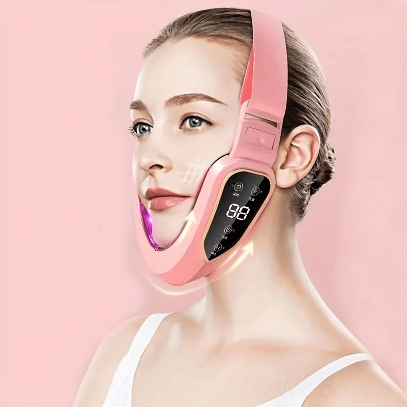 

Face Slimming Device V-face Shaper, Microcurrent Vibration Facial Massage Instrument for Skin Lifting & Firming