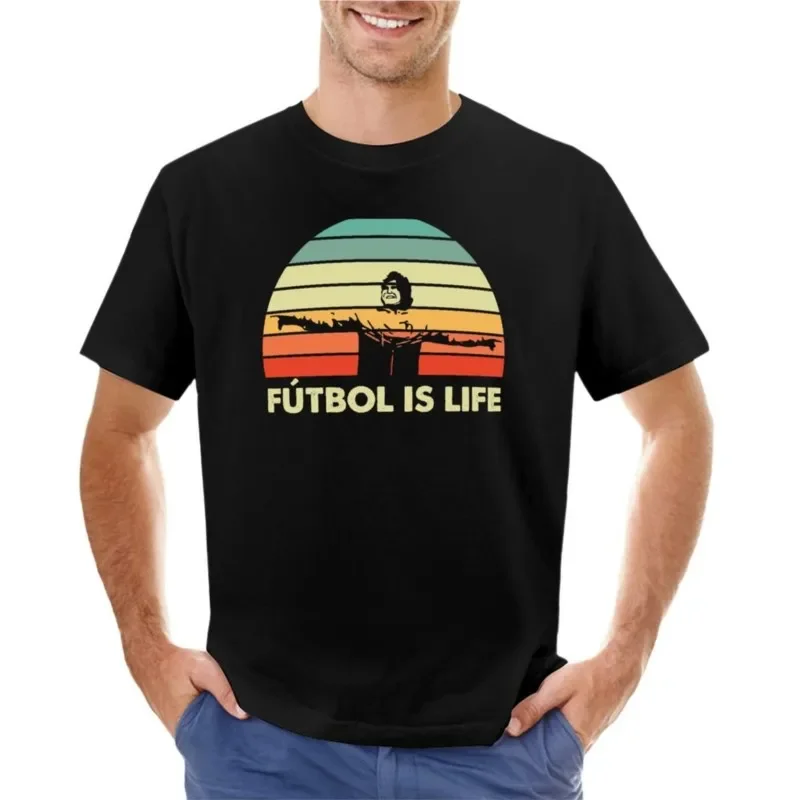 Futbol Is Life Dani Rojas T-Shirt Blouse vintage clothes Short sleeve tee men clothing