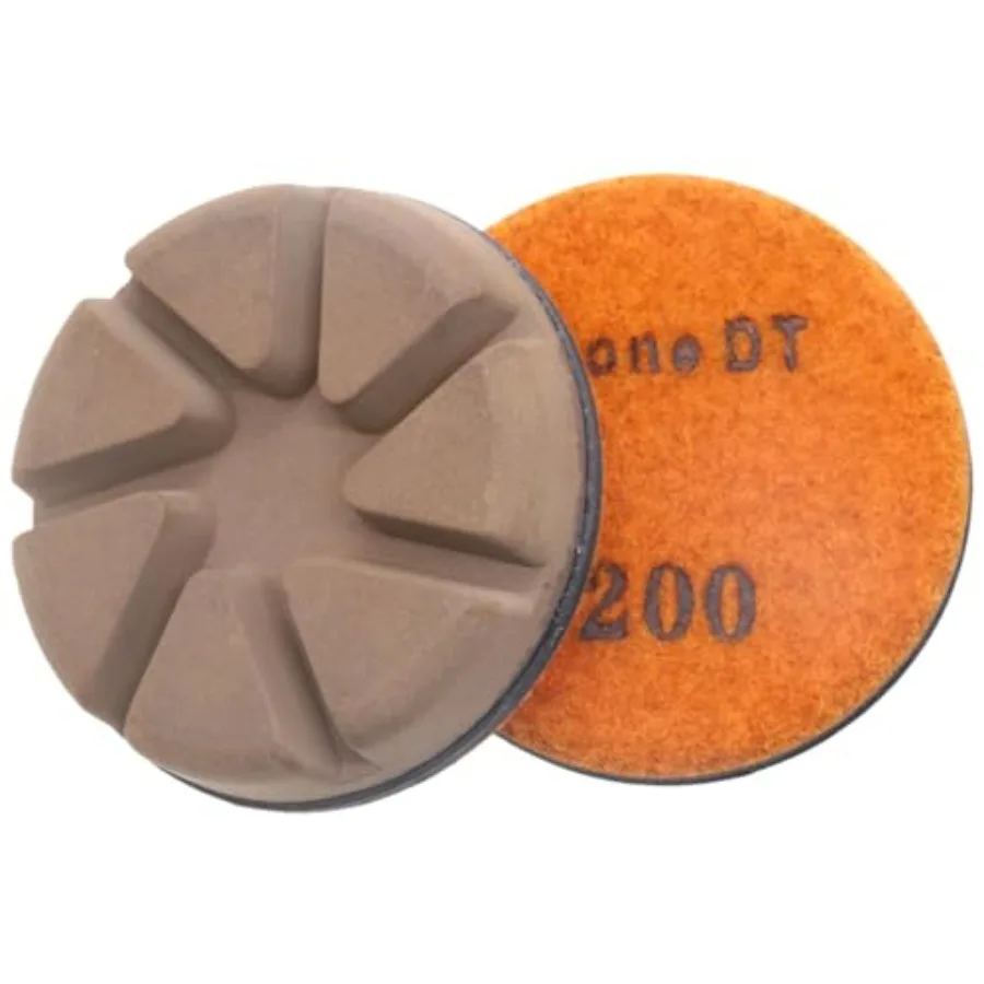 

Hybrid Diamond Polishing Pucks 3'' Floor Grinding Pads for Hard Concrete Surface Compatible with Ride-on/Walk-Behind Floor Grin