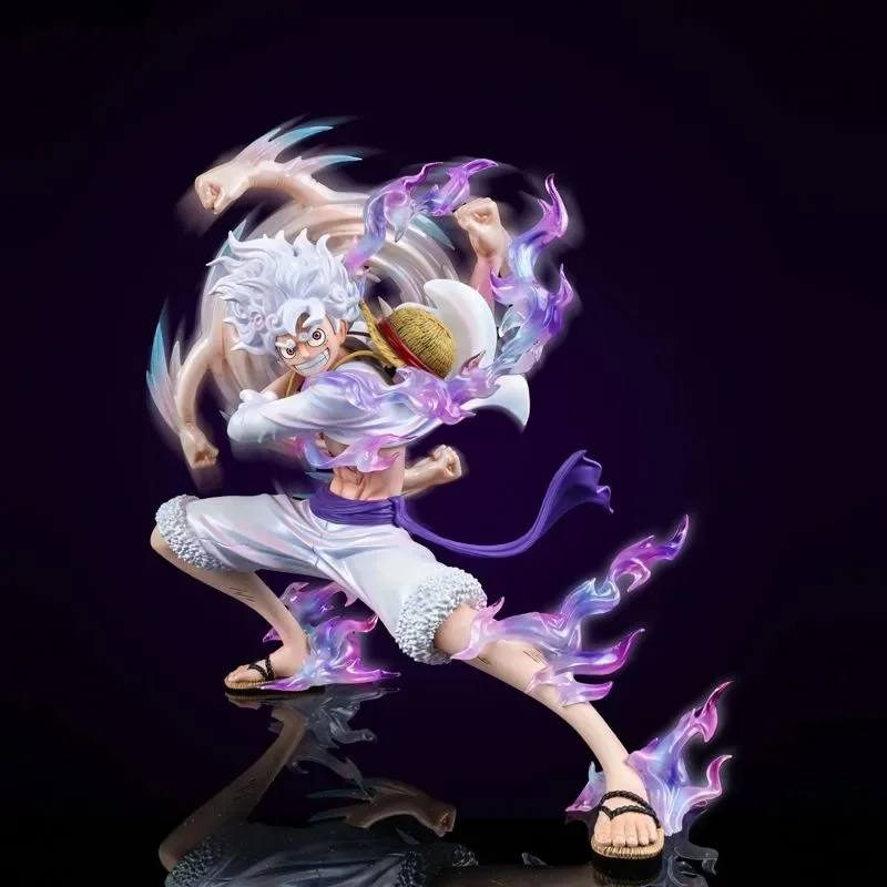 

19cm/7.48in Anime One Piece Figure Swing Arms Nika Luffy Action Figures Pvc Statue Collection Model Toys For Childre Gifts