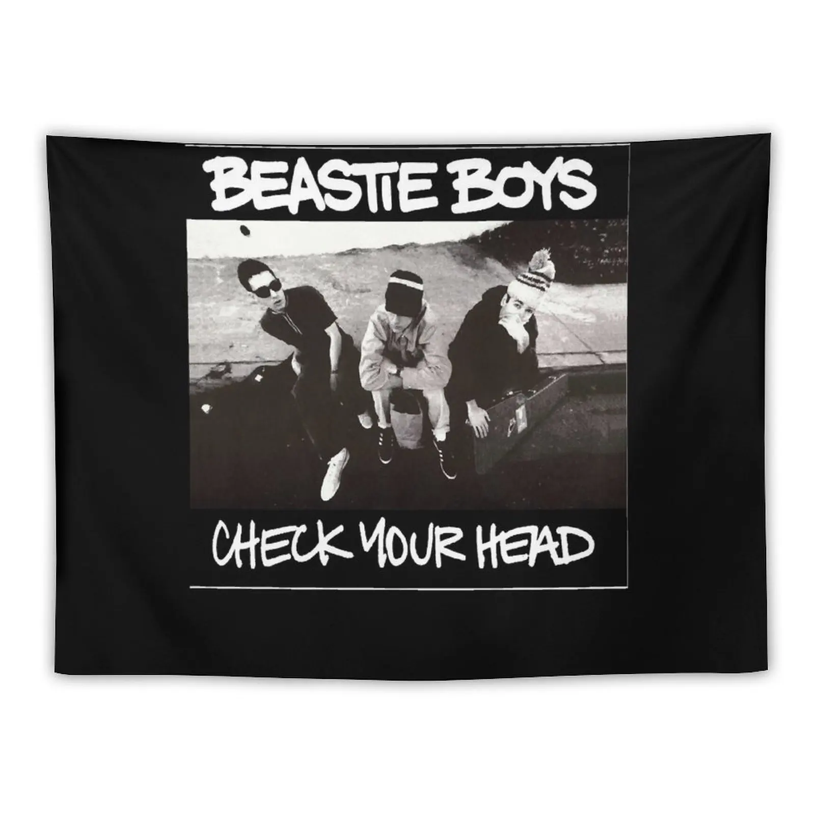 

New BBOYS Check your head Beastie Tapestry Room Decoration Decor For Bedroom Room Aesthetic Decor Room Decorating Aesthetic