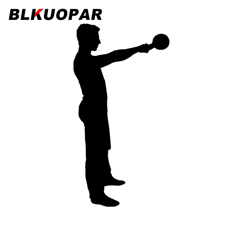 

BLKUOPAR For Kettlebell Handball Car Stickers Creative Decals Motorcycle Helmet Skateboard Waterproof Occlusion Scratch Decor