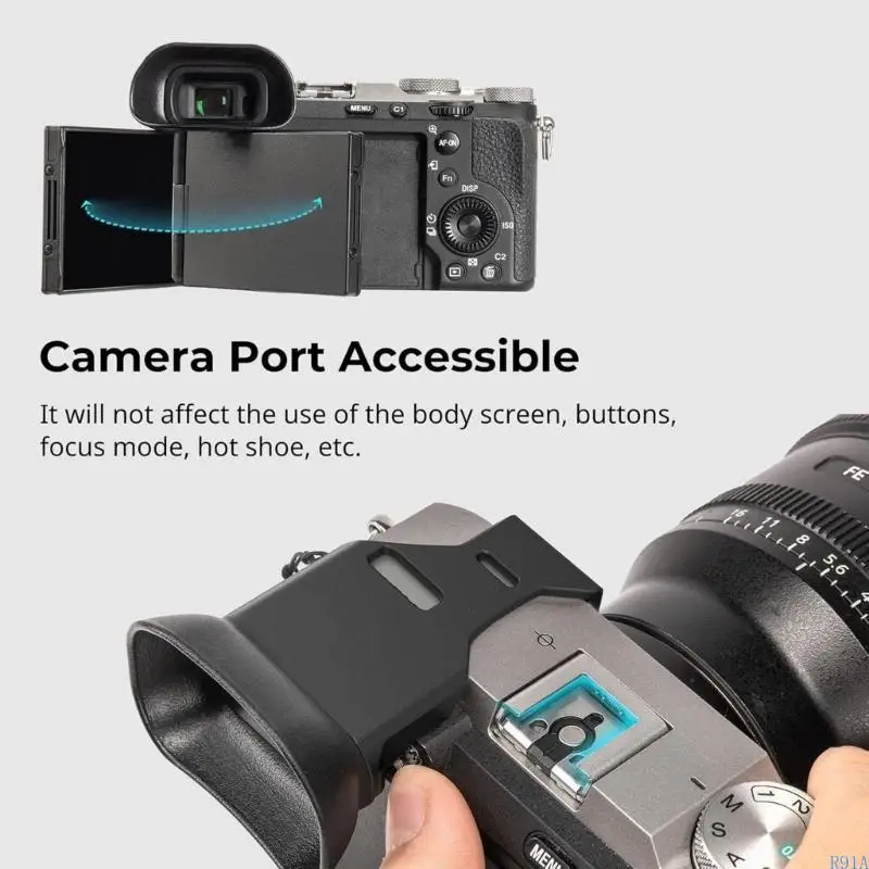R91A Protective Camera Eyecup For A7CII A7CR Reduces Shaking