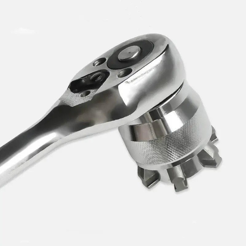 1PC 3/8 Inch Drive 10-19 Mm Adjustable Hex Universal Socket Torque Ratchet Socket Adapter Wrench Head Spanner Sleeve Repair Tool