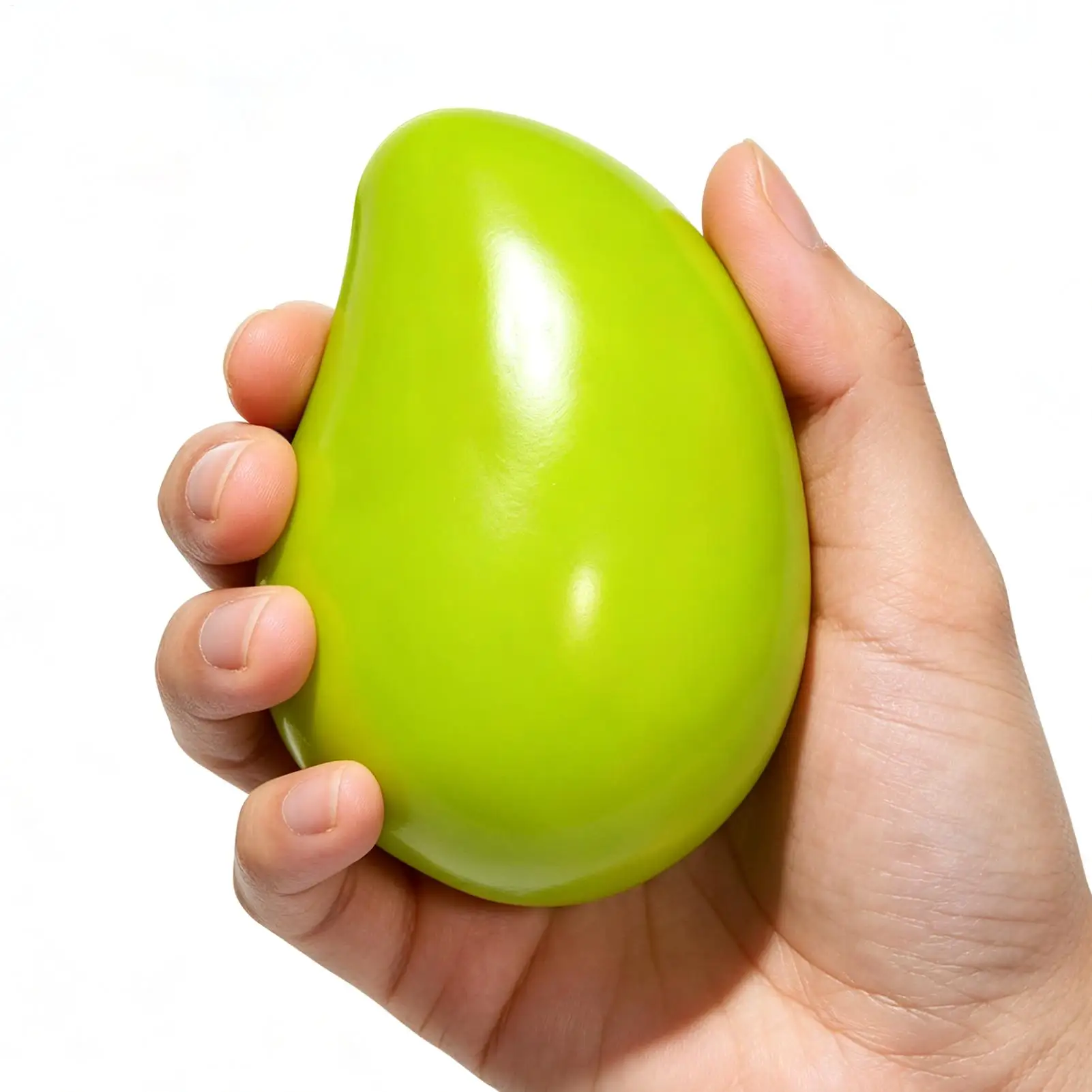 Pelota Antiestrés de Mango con Sonido Crujiente, Juguete para Apretar, Pelota de Mango que Cambia de Color, Juguete Sensorial ASMR para Aliviar el Estrés