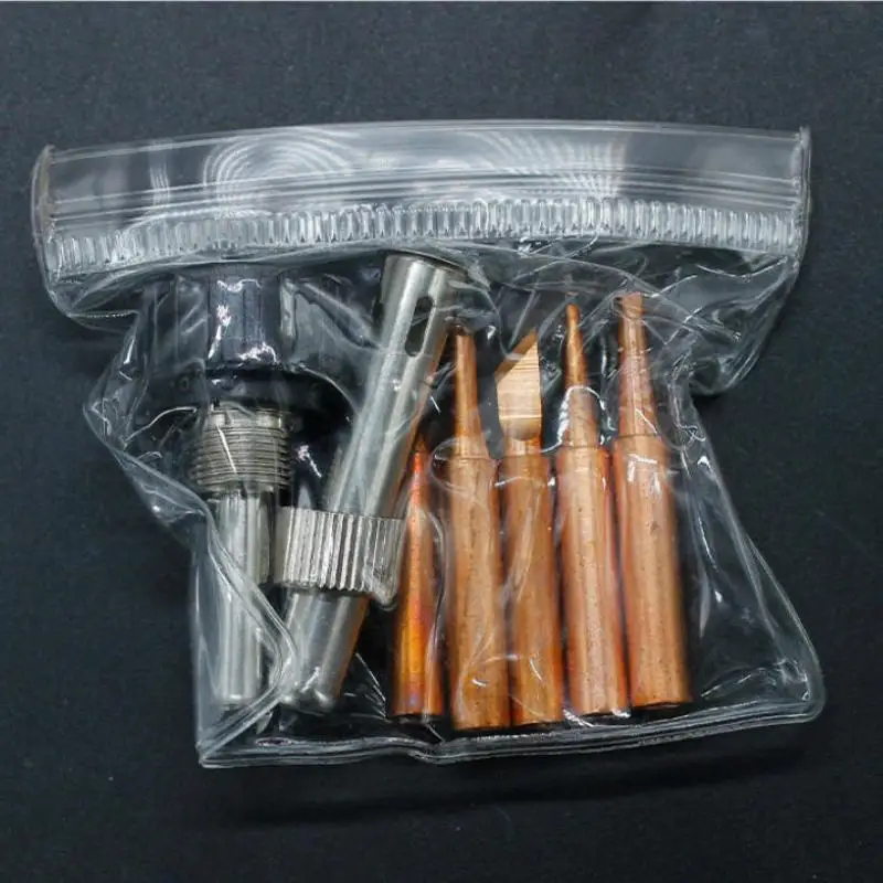 900M Soldering Iron Tips Collection K 2.4D 3C B I Pure Copper 1 Set for 936 Handle Precision Soldering in Electronics Workshops view 5