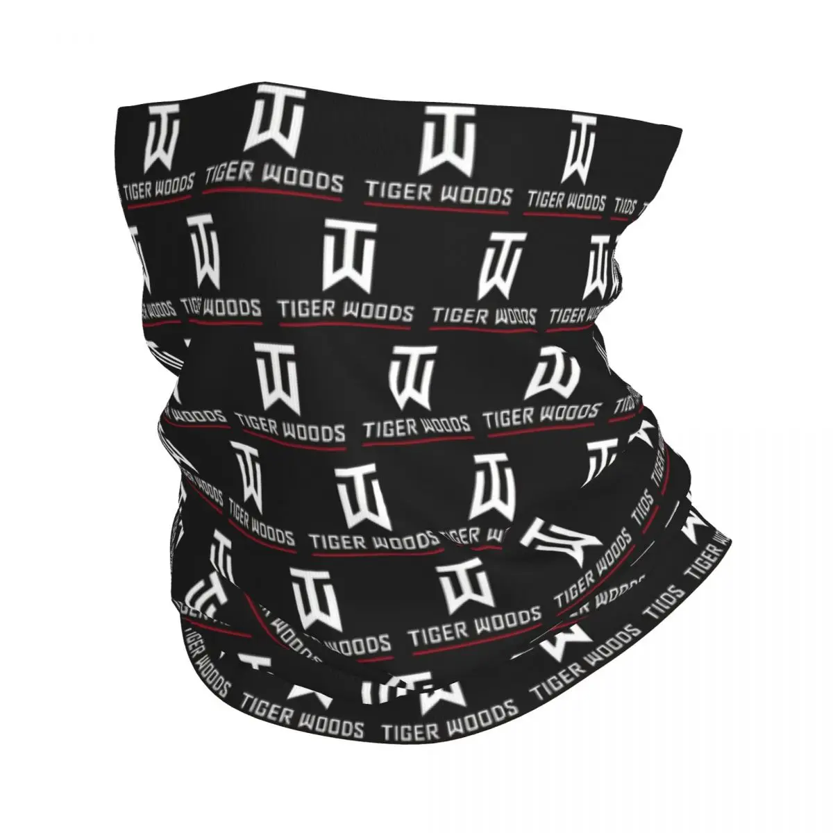 Golf Logo Winter Headband Neck Warmer Men Women Ski Hunting Tube Scarf Tiger Pattern Face Bandana Gaiter