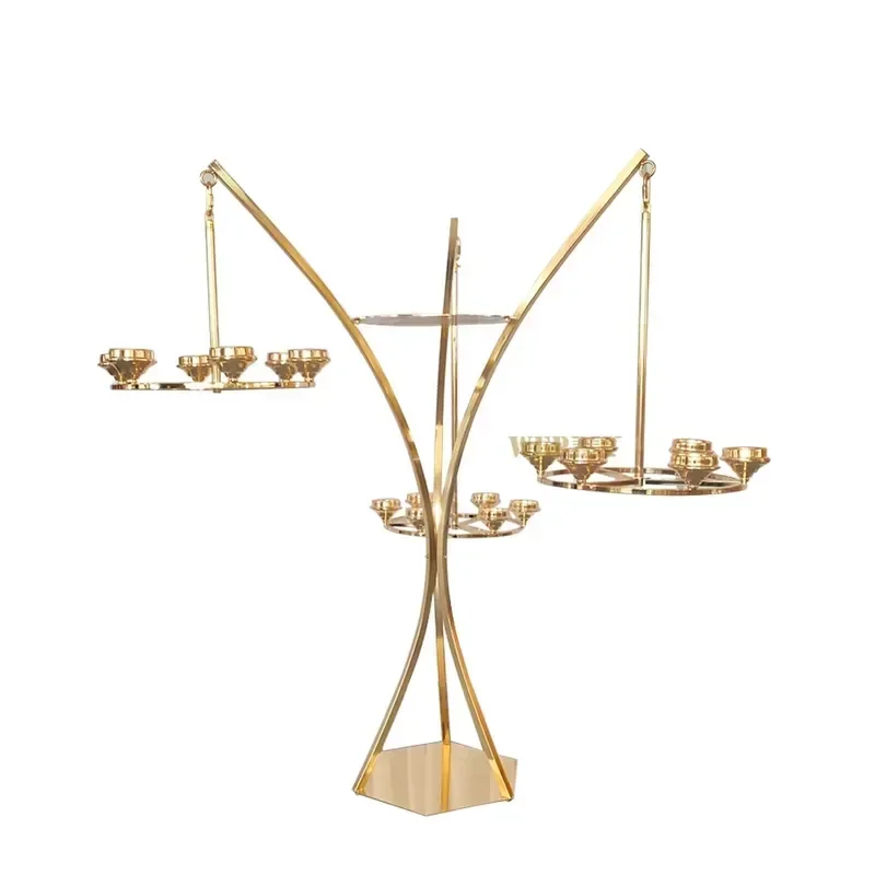 Wholesale Glass Tubes Candle Holder Wedding Candlestick Wedding Table Centerpieces for Party Hotel Decor