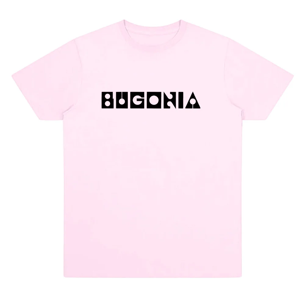 Bugonia Logo Merch T-shirts Mannen/vrouwen Mode Kleding Zomer Ronde Hals Korte Mouw Katoen Hoge Kwaliteit Comfort Tee Grafische Top