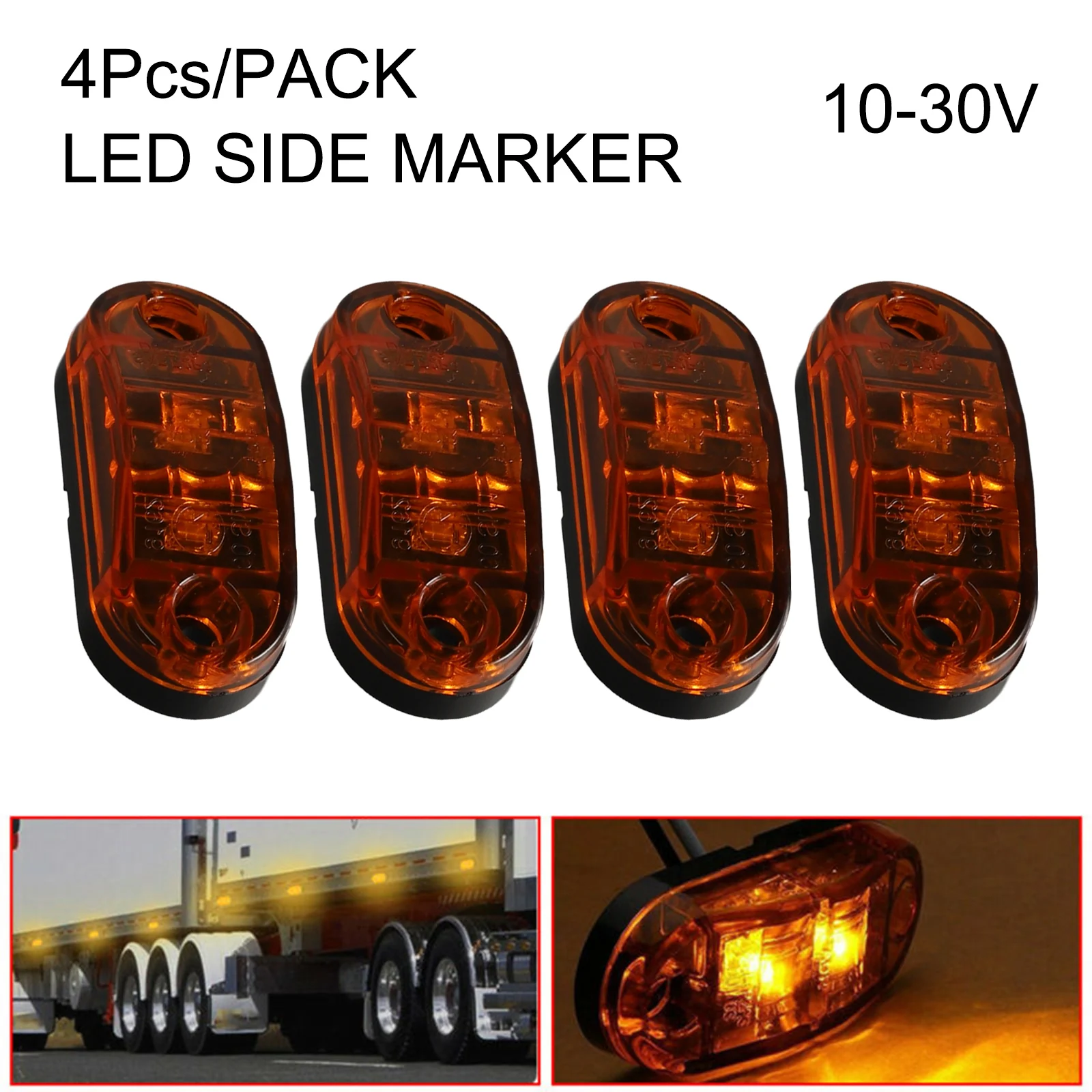 

Lamps Indicator Light Marker Indicator Light Marker Indicator Light Replacement Side Spare Trailers Waterproof