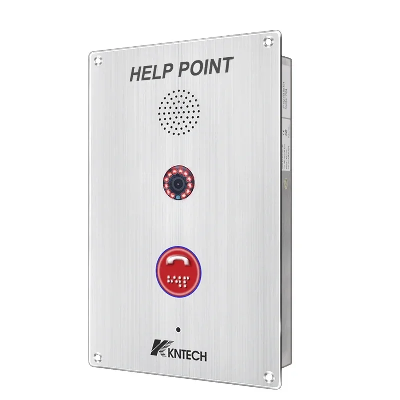 

2025/KNTECH Platform Help Intercom Telephone BLS SOS Emergency Video Phone System Call to Control Room KNZD-20-X-IP