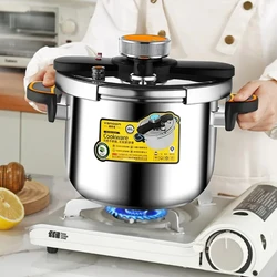 Select Hot Model 304 Stainless Steel K-type Pressure Cooker Thickened Explosion-proof Knob Type Pressure Cooker for Home Use