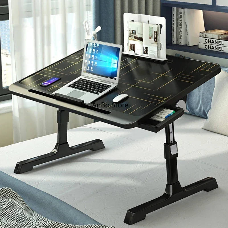 Bed Desk Small Table plus-Sized Laptop Desk Foldable Lazy Table Dormitory Students Lap Desk HY