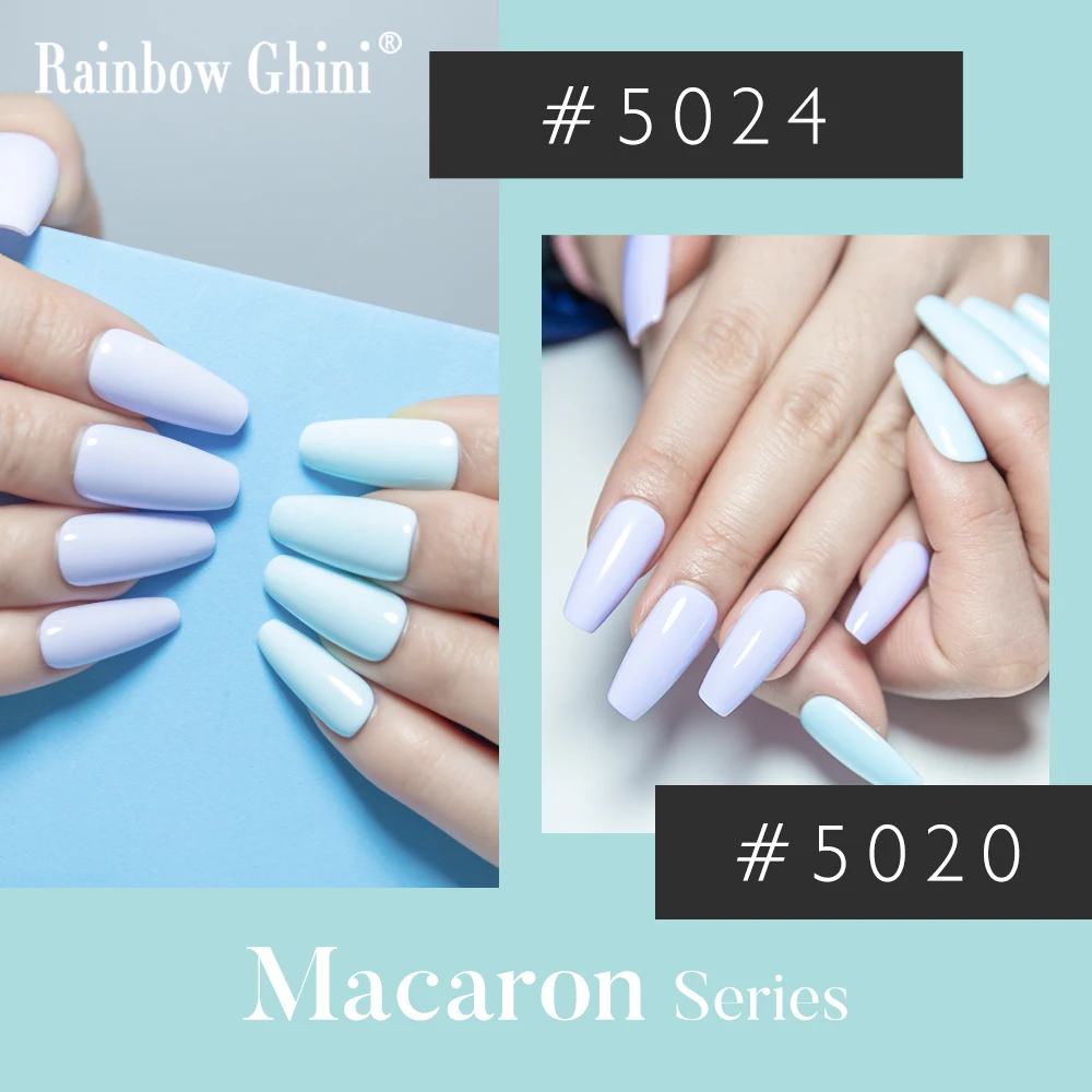 RG 15 مللي معكرون اللون شبه دائم هلام مسمار البولندية طويلة الأمد الملونة هلام مسمار الفن لتقوم بها بنفسك قاعدة ماتي معطف فوقي HEMA & TPO الحرة #6