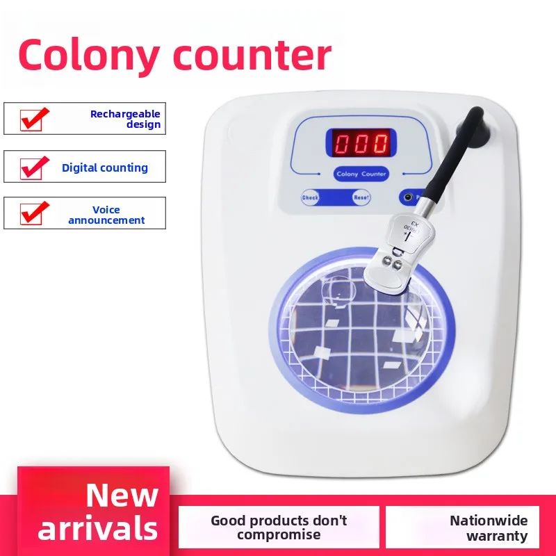 XK97-A colony counter voice reading Escherichia coli detection, bacterial detection, bacterial detection in water