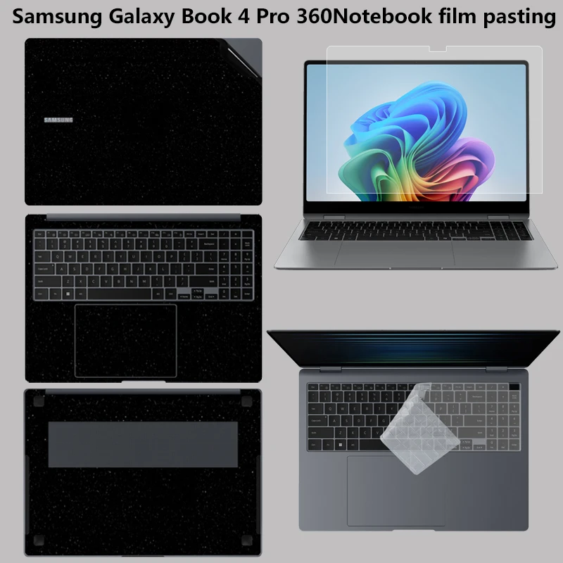 

For Samsung Galaxy Book 3 Pro 360 Edge body sticker 14/15.6/16 inch notebook shell 960QFG film 940XFG skin pre-cut vinyl decal