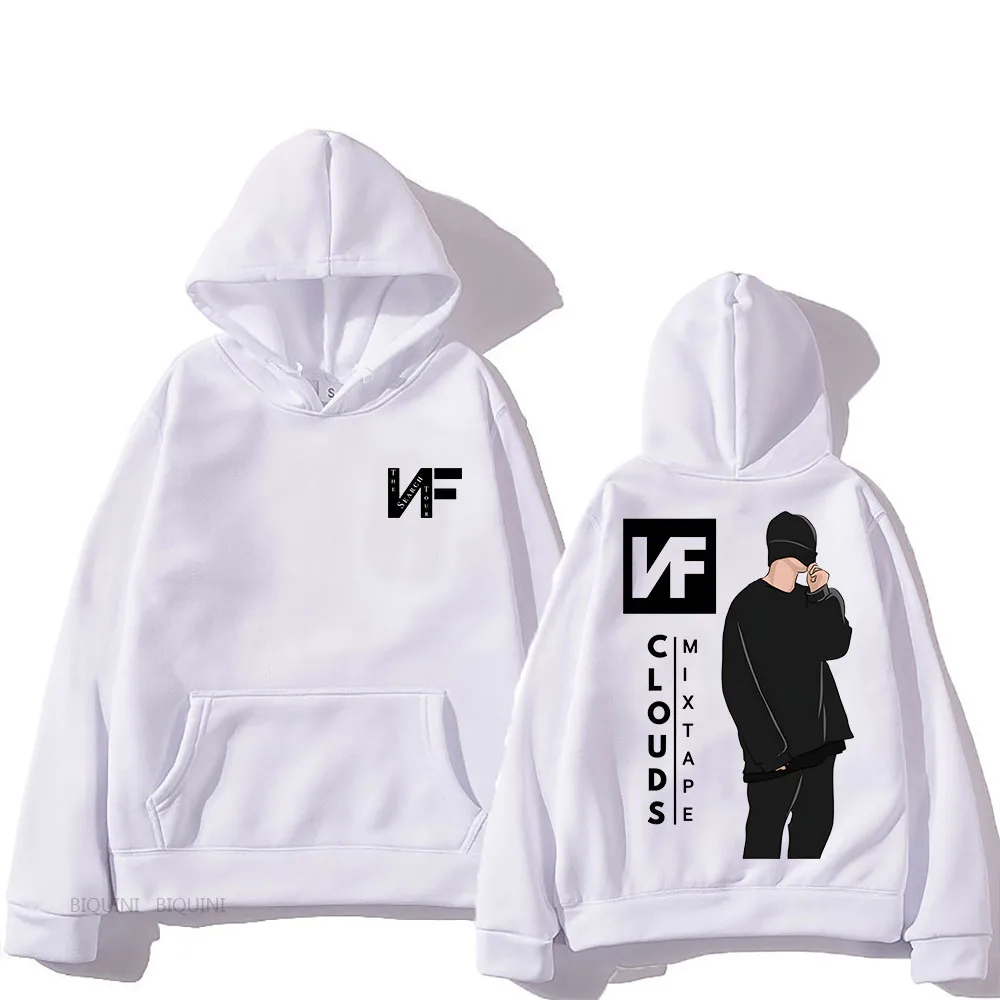 NF Hope Hooded Long-sleeved Comfortable Fleece Sweatshirt Funko Pop Vintage Retro Clothes Ropa Hombre Gothic Grunge Pullovers