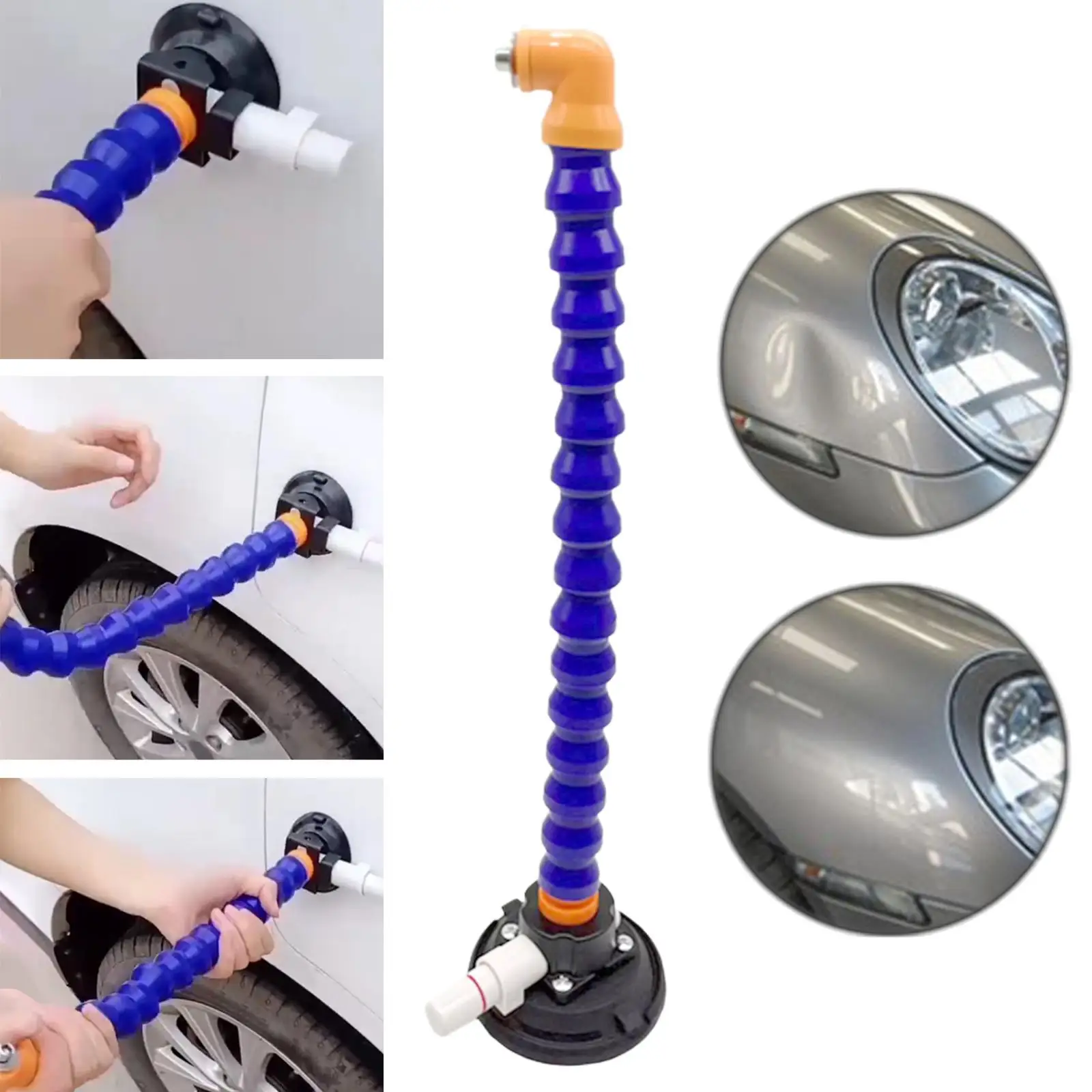 Automotive Dent Removal Tool Suction Cup Dent Puller Paintless Repair Kit for Car Body Trucks Refrigerator Washing Machine