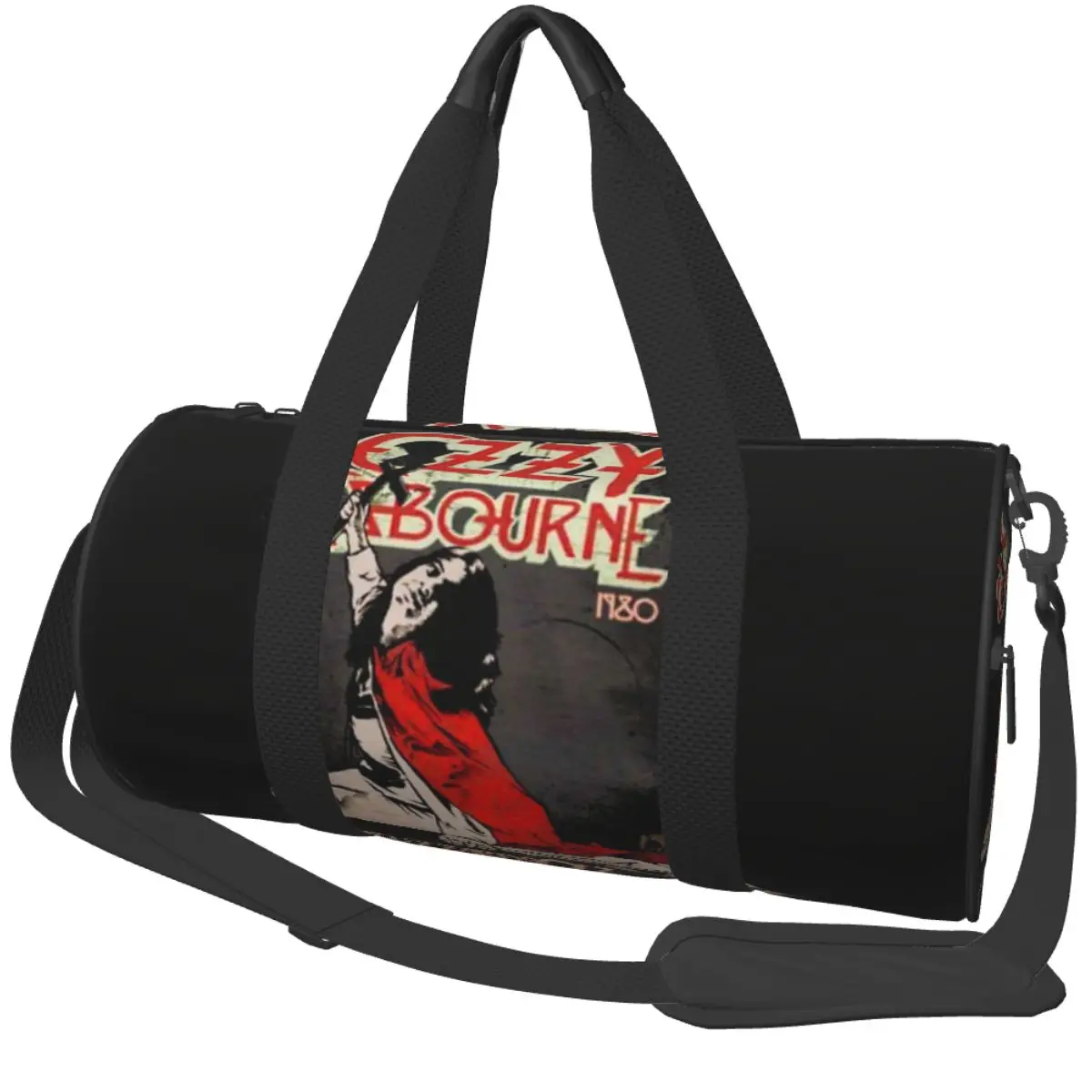 

Спортивная сумка Ozzy Osbourne Memorial RIP 1948-2025 Rock Legend Спортивная сумка с обувью Мужская женская сумка для выходных на заказ для плавания и фитнеса