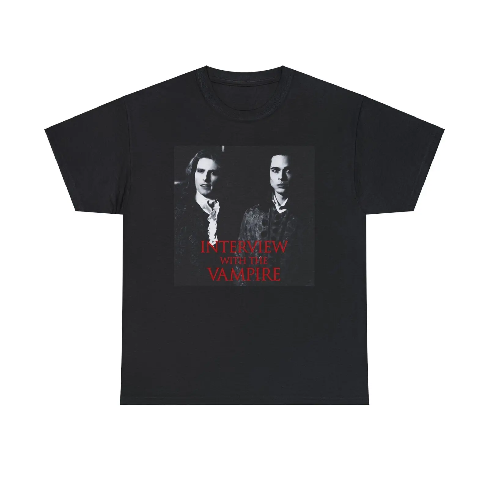 Interview with the Vampire Heavy Cotton Tee, Tom Cruise, Brad Pitt