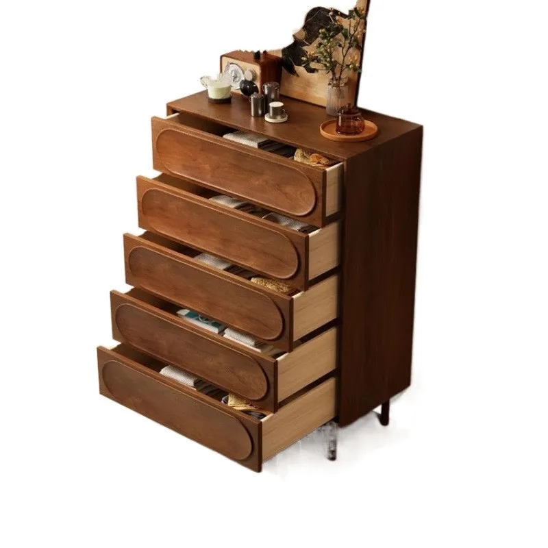 

Medieval style bucket cabinet Solid wood retro five or six bucket cabinet