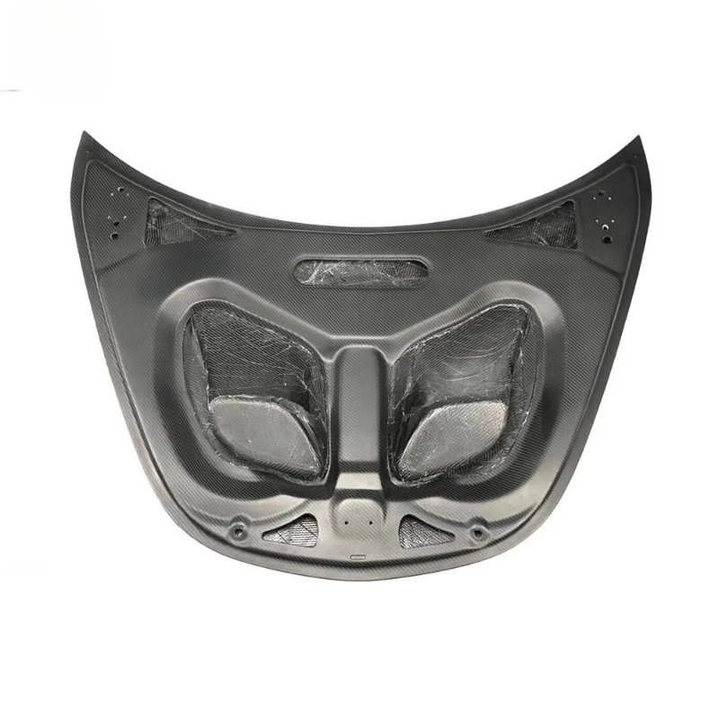 High Quality P1‑Style Dry Carbon‑Fiber Engine Hood, Auto Modification Bonnet Cover