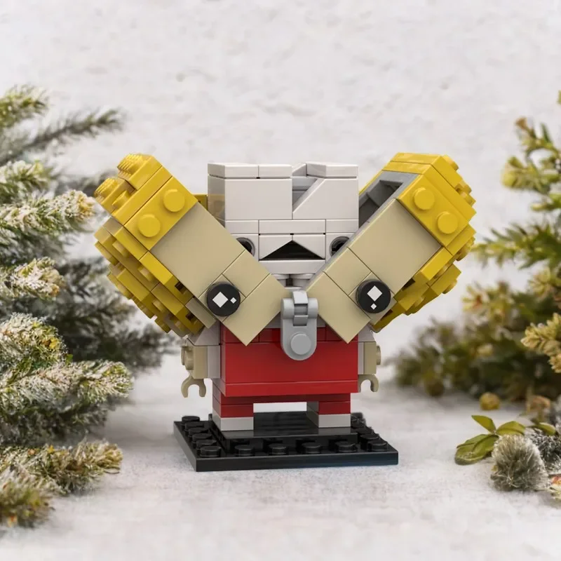 

187 шт. | MOC Brickheadz Bony Tony | Мусорное ведро детская серия | Модельные строительные блоки | Игрушки на день рождения в подарок