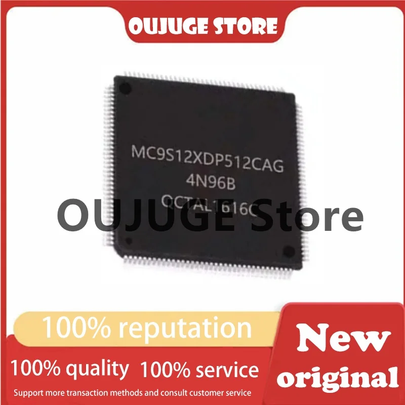 

1PCS/lot New original MC9S12XDP512CAG 1L15Y LQFP-144 CAS vulnerable CPU