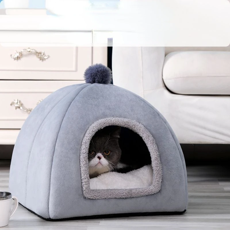 

Pet House Small Dog House Dog Bed Suitable for Both Spring Autumn and Winter Mongolian Yurt Dog House and Cat House