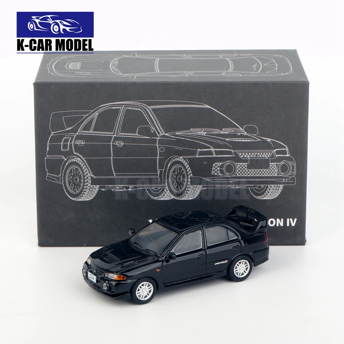 JKM 1/64 Lancer Evolution EVO 4 IV Diecast Car Model